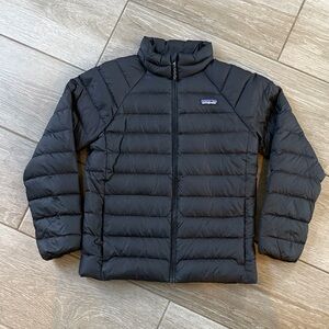 Patagonia Boys Down Sweater Jacket - Black, Size Large (12) MINT CONDITION!